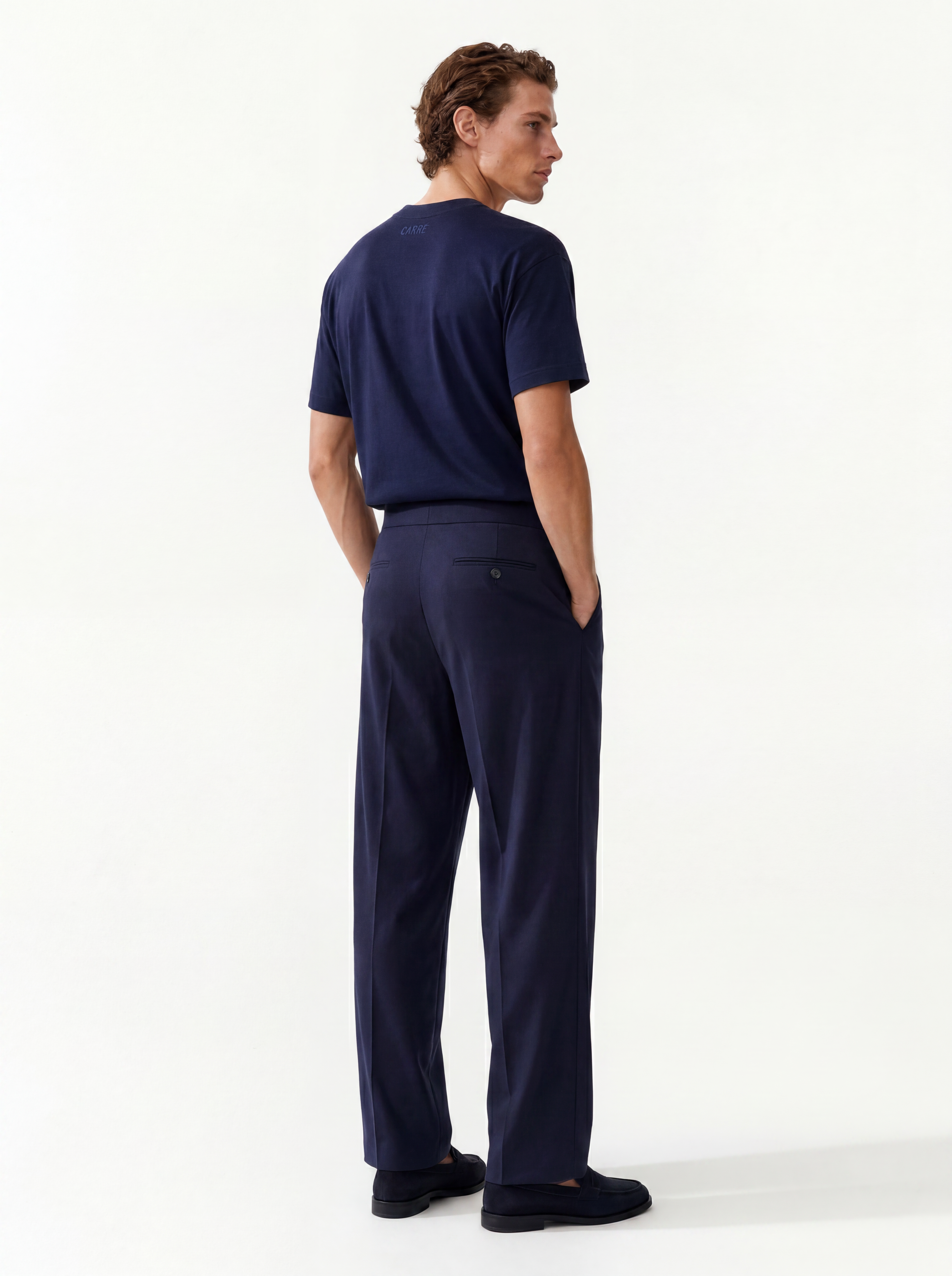 C-Logo Pocket Tee back shot - unisex t-shirt by Capri®