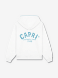 Capri Blanket Full Zip Hoodie back view - unisex hoodie by Capri®