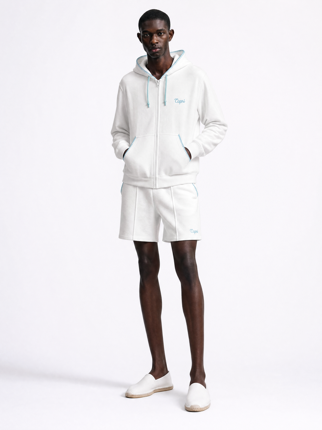 Capri Blanket Full Zip Hoodie hero shot - unisex hoodie by Capri®