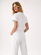 Capri Bricole Tee back mid shot - unisex t-shirt by Capri®