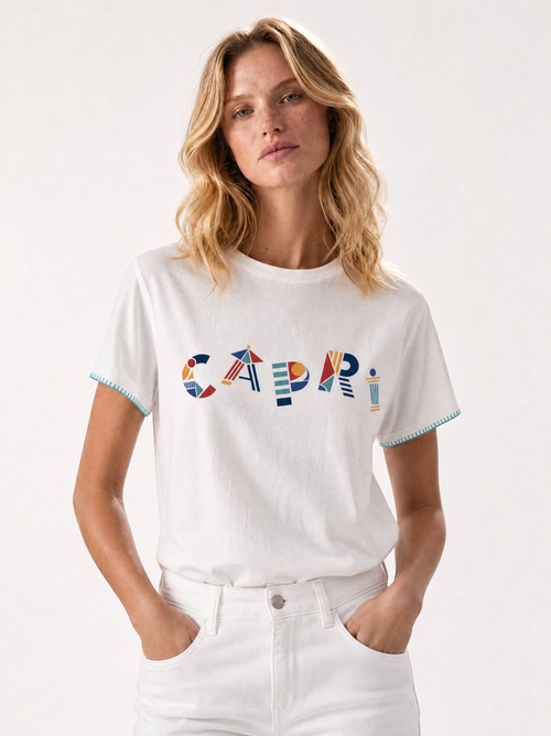 Capri Bricole Tee mid shot - unisex t-shirt by Capri®