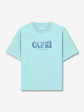 Capri Dive Logo Tee front view - unisex t-shirt by Capri®