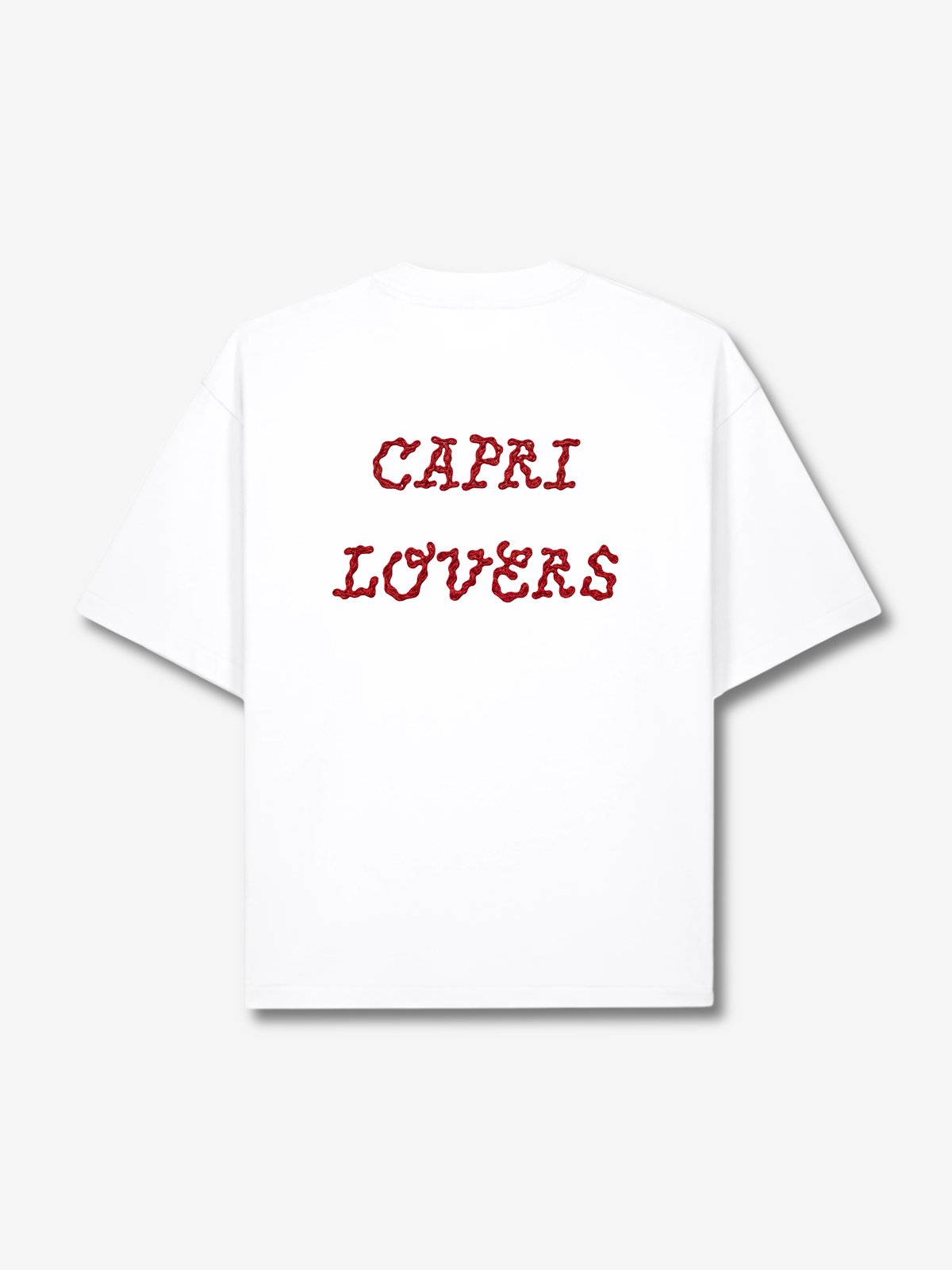 Capri Lovers Tee back view - unisex t-shirt by Capri®