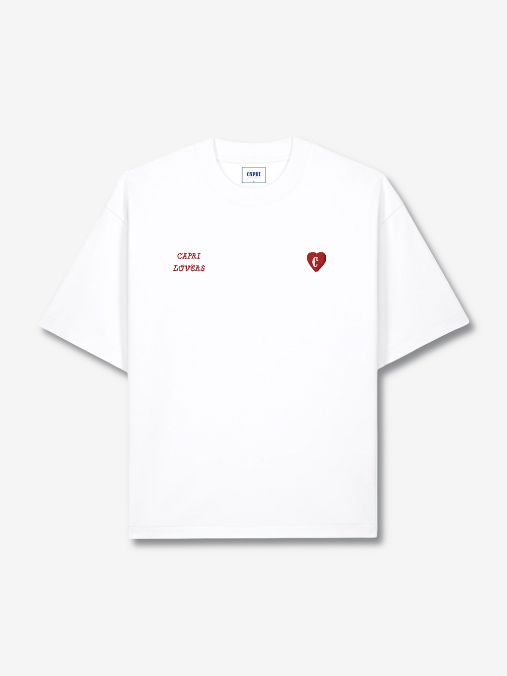 Capri Lovers Tee front view - unisex t-shirt by Capri®