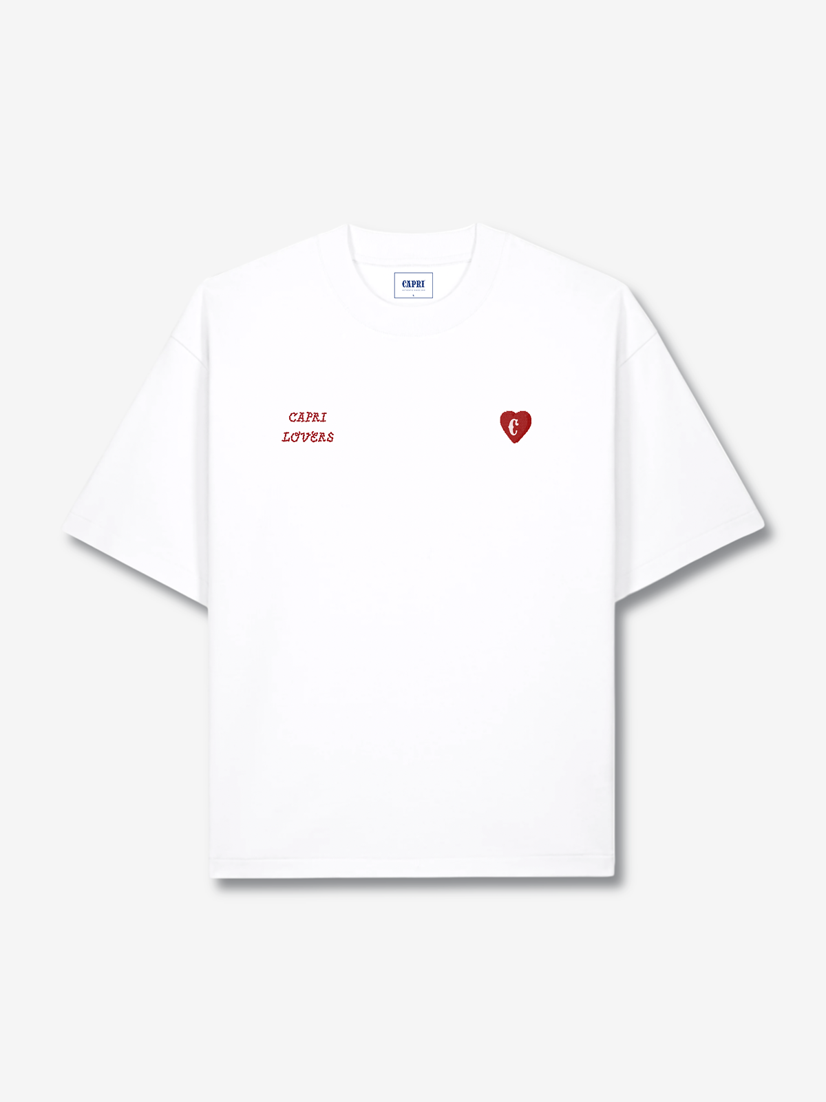 Capri Lovers Tee front view - unisex t-shirt by Capri®