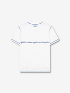Capri Overlock Tee back view - unisex t-shirt by Capri®