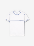 Capri Overlock Tee front view - unisex t-shirt by Capri®