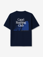Capri Running Club Tee back view - unisex t-shirt by Capri®