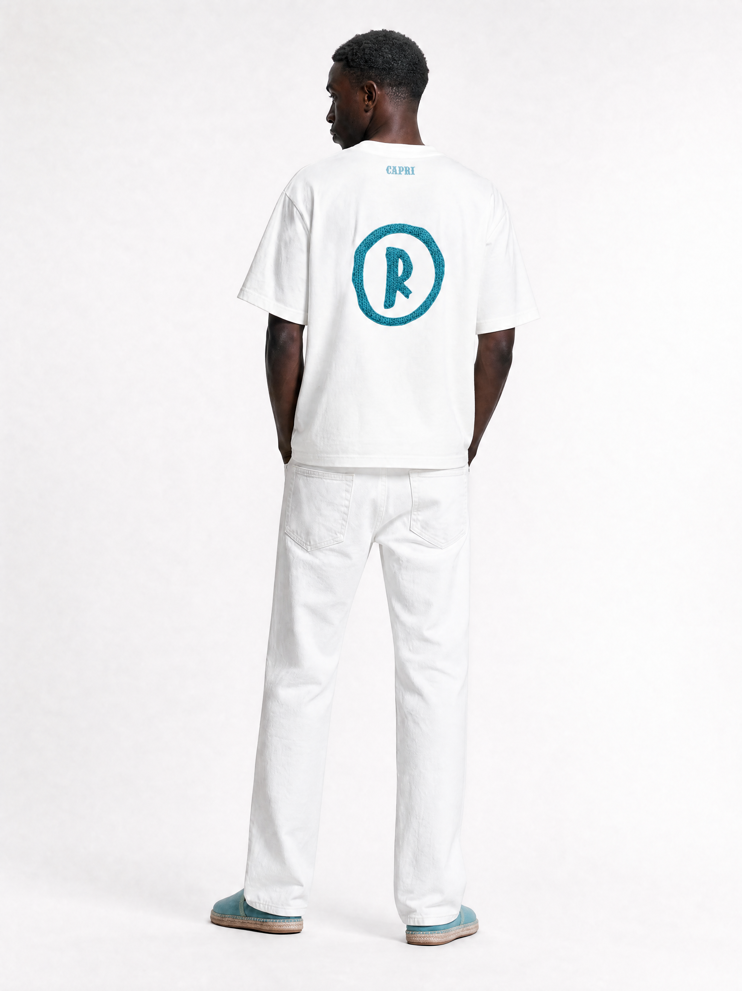 Capri Trademark Tee back shot - unisex t-shirt by Capri®