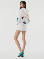 Capri Multi-Patch Hoodie Video - unisex hoodie by Capri®