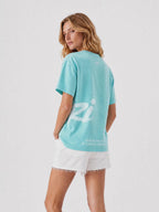 Capri Graffiti Tee back mid shot - unisex t-shirt by Capri®